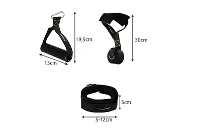 Sada posilovacích odporových gum 11 v 1