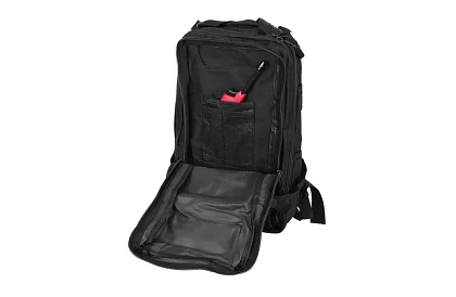 Vojenský černý batoh 26 litrů