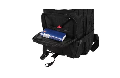 Vojenský černý batoh 26 litrů