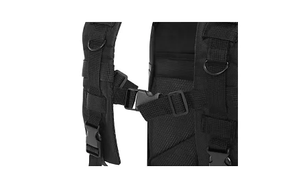 Vojenský černý batoh 26 litrů