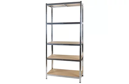 Skladový regál – 5 polic – 220 × 100 × 45 cm