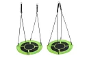 Závěsná houpačka čapí hnízdo zelenočerná 100 cm – nosnost 150 kg