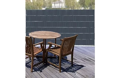 Stínící páska na plot antracit panelová 450 g/m2 - 4,75 cm × 35 m
