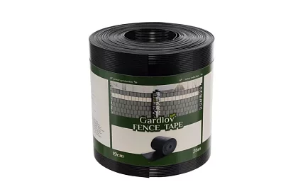 Stínící páska na plot antracit - panelová 700 g/m2 - 19 cm × 26 m