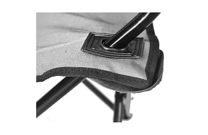 Skládací rybářské křeslo – šedé kempingové křeslo