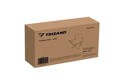 Skládací rybářské křeslo – šedé kempingové křeslo