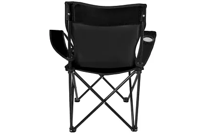 Skládací rybářské křeslo – černé kempingové křeslo