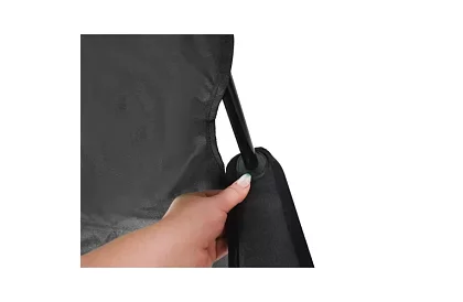 Skládací rybářské křeslo – černé kempingové křeslo
