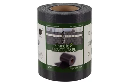 Stínící páska na plot antracit – panelová 450 g/m2 + klipy