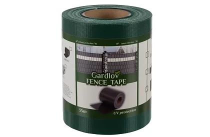 Stínící páska na plot zelená – panelová 450 g/m2 + klipy