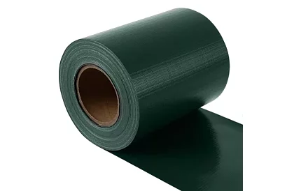 Stínící páska na plot zelená – panelová 450 g/m2 + klipy