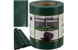 Stínící páska na plot zelená – panelová 450 g/m2 + klipy