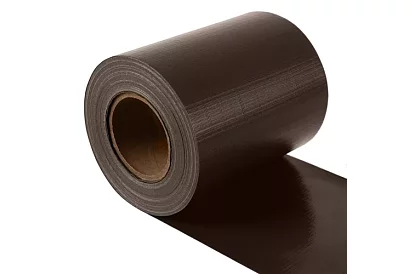 Stínící páska na plot hnědá – panelová 450 g/m2 + klipy
