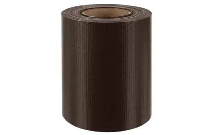 Stínící páska na plot hnědá – panelová 450 g/m2 + klipy