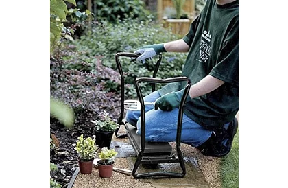 Skládací zahradní klekátko 3v1 – klekátko, lavička a organizér s nářadím