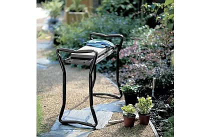 Skládací zahradní klekátko 3v1 – klekátko, lavička a organizér s nářadím