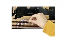 Stírací mapa s vlajkami – Scratch Map the World + doplňky