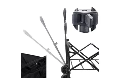 Skládací plážový přepravní vozík - do 100kg