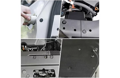 Univerzální sada auto klipů a spon + stahováky