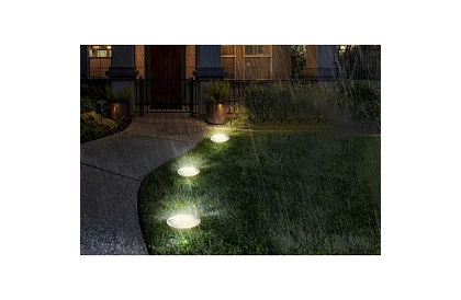 Solární zahradní osvětlení Disk Lights - 12 kusů