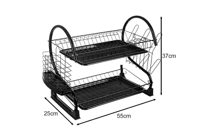 Odkapávač na nádobí - DUO black