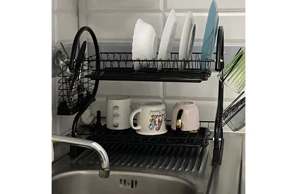 Odkapávač na nádobí - DUO black