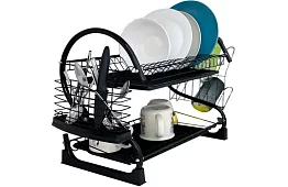 Odkapávač na nádobí - DUO black