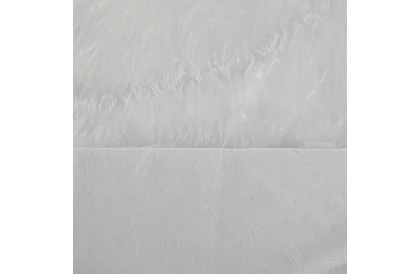 Podložka pod vánoční stromek - 90 cm - bílá kožešina