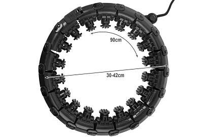 Masážní obruč – fitness hula hoop