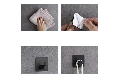 Koupelnový nalepovací věšák – sada 4 ks