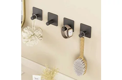 Koupelnový nalepovací věšák – sada 4 ks