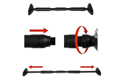 Nastavitelná hrazda do dveří – nosnost až 180 kg