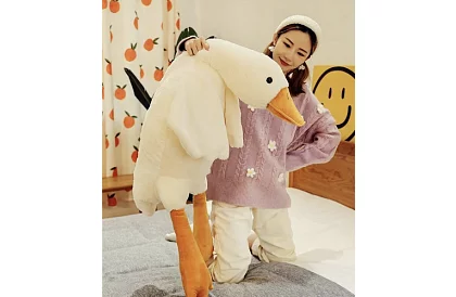 Velká plyšová husa – 130 cm