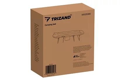 Kempingová skládací postel s matrací – nosnost 150 kg