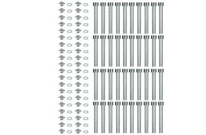 Lezecké chyty – lezecká sada pro děti 20 kamenů + 2 madla