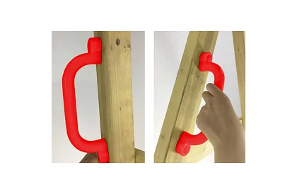 Lezecké chyty – lezecká sada pro děti 10 kamenů + 2 madla