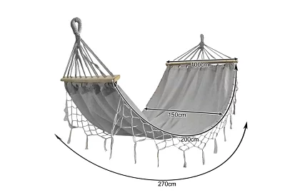Zahradní houpací síť pro dvě osoby – nosnost 250 kg