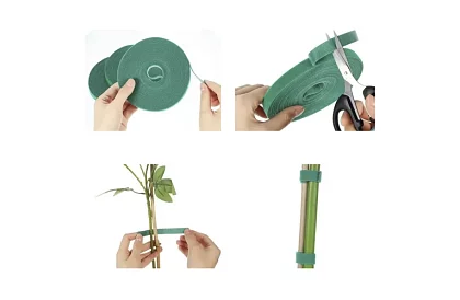 Zahradnická vázací páska na suchý zip – pro uchycení rostlin 500 cm