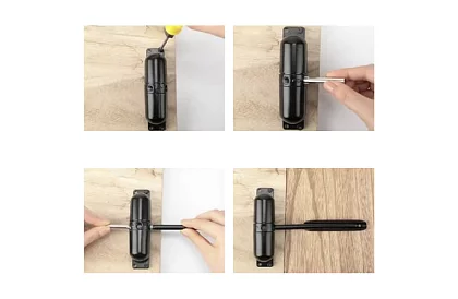 Pružinový dveřní zavírač s nastavitelnou sílou tahu