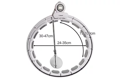 Masážní obruč s počítadlem – fitness Hula Hoop