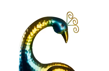 Zahradní solární lampa – Páv