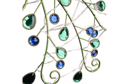 Zahradní solární lampa – Páv