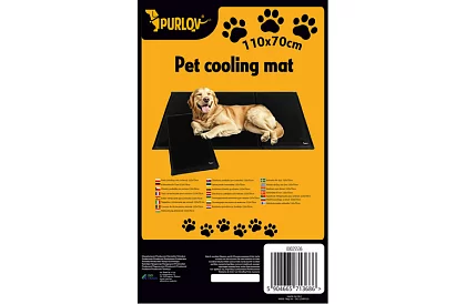 Chladící gelová podložka černá  - 110 x 70 cm