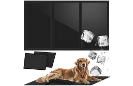 Chladící gelová podložka černá  - 110 x 70 cm