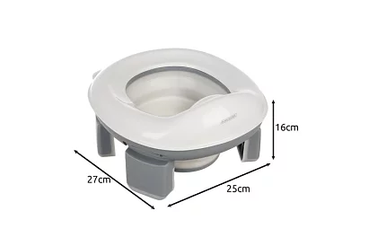 Dětský skládací cestovní nočník 2 v 1