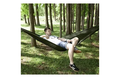 Turistická houpací síť s moskytiérou pro dvě osoby – nosnost 250 kg