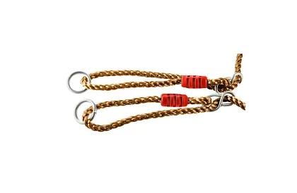 Dětská závěsná houpačka na lanech – plastová - červená