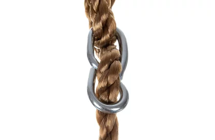 Dětská závěsná houpačka na laně – plastový disk