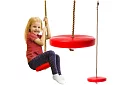 Dětská závěsná houpačka na laně – plastový disk