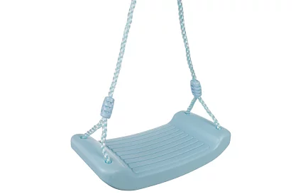 Dětská závěsná houpačka na lanech – plastová – modrá